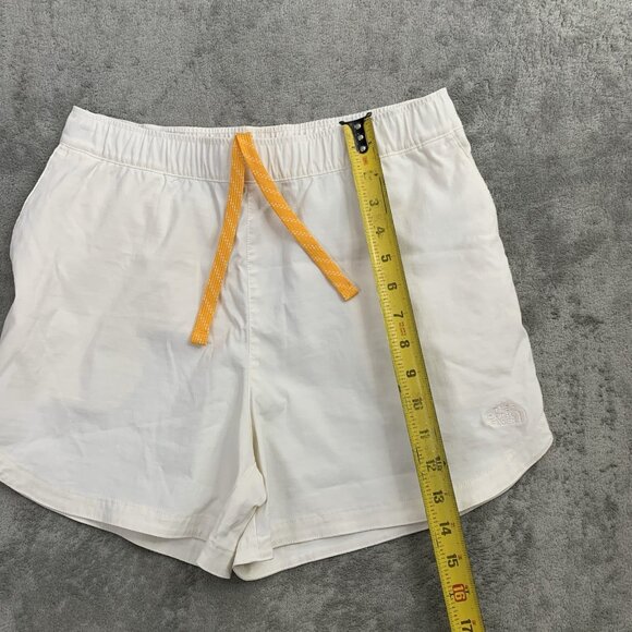 The North Face Class V Shorts Womens Medium White Outdoor Hiking Drawstring 4” - Picture 3 of 11